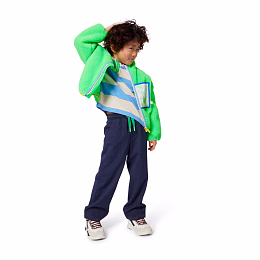 Джинсы с зелеными шнурками от бренда Billieblush