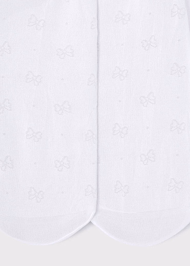 Колготки белого цвета с бантиками от бренда Mayoral