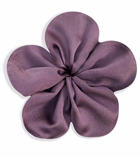 Резинка для волос «Цветок для мамы» фиолетовая без наполнителя от бренда Kosa do Poyasa