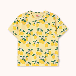 Футболка Blooming lemon от бренда Tinycottons Желтый