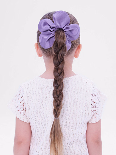 Резинка для волос «Цветок для мамы» фиолетовая без наполнителя от бренда Kosa do Poyasa