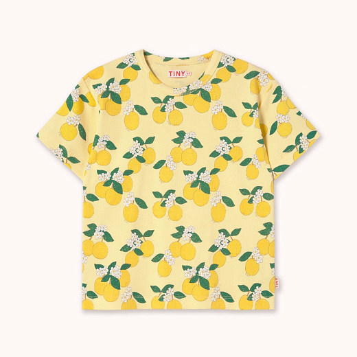 Футболка Blooming lemon от бренда Tinycottons Желтый
