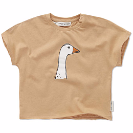 Футболка Goose mini от бренда Sproet & Sprout Бежевый