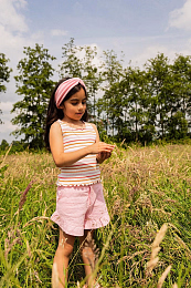 Кроп-топ Waffle Stripes от бренда Sproet & Sprout