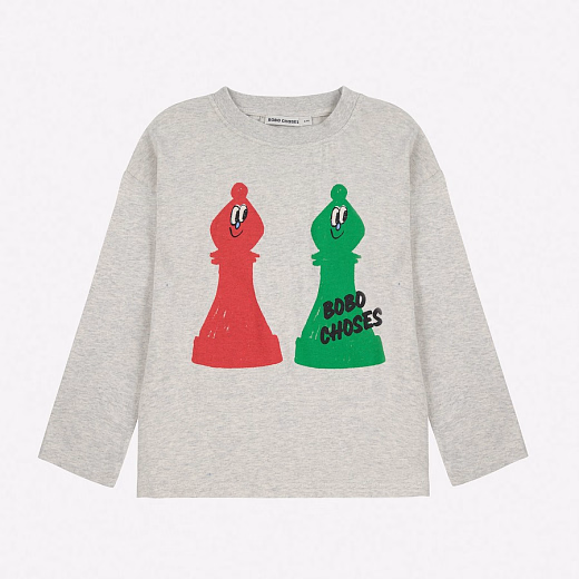 Лонгслив Checkmate от бренда Bobo Choses