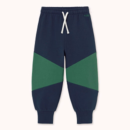 Джоггеры COLOR BLOCK Navy от бренда Tinycottons