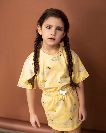 Футболка DUCKS от бренда Tinycottons Желтый