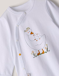 Набор комбинезонов белого цвета и в полоску от бренда Anna Leon