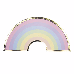 Тарелки Радуга с золотом 8 шт от бренда Tim & Puce Factory