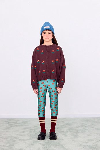 Кардиган Flowers от бренда Tinycottons