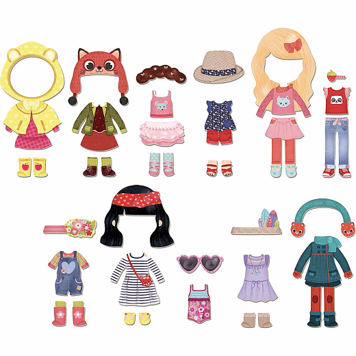 Игра-одевалка Гардероб Хлои от бренда Vilac