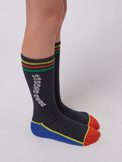 Носки color block stripes от бренда Bobo Choses