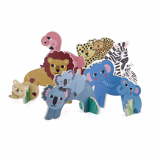 Деревянный крокет Мать и дитя от бренда Vilac