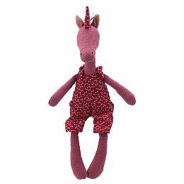 Единорог ягодного цвета, 47 см от бренда Wilberry