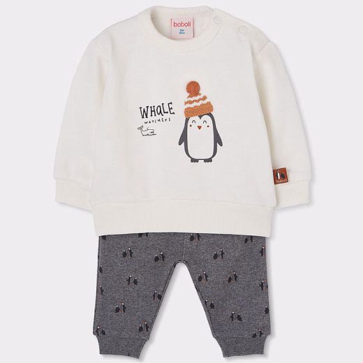 Свитшот Penguins и джоггеры от бренда Boboli