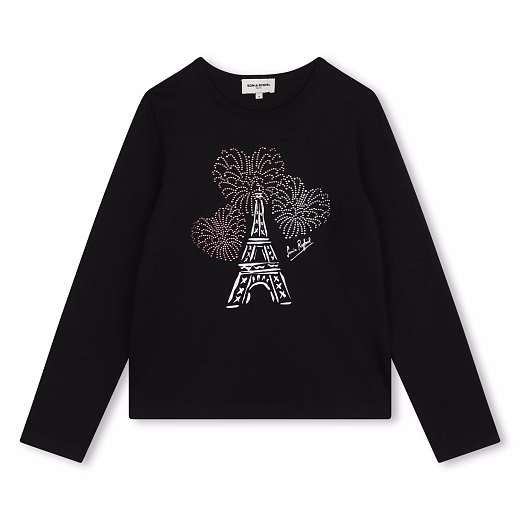 Лонгслив с Эйфелевой башней от бренда SONIA RYKIEL