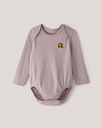 Набор боди розового, зеленого и белого цвета в рубчик от бренда Anna Leon