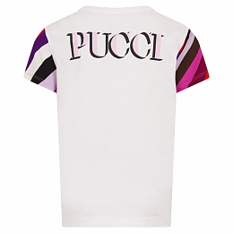 Футболка Orchidee от бренда Emilio Pucci Молочный