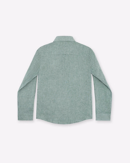 Рубашка льняная зеленая от бренда Trussardi