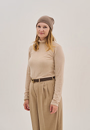 Шапка Boone cashmere brown от бренда Peppihat