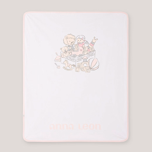 Одеяло Toys Pink от бренда Anna Leon