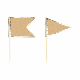 Шпажки Крафт и золото 10 шт от бренда Tim & Puce Factory