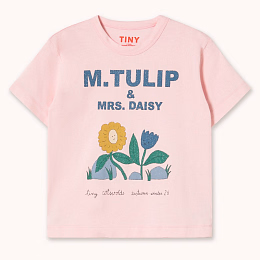 Футболка TULIP & DAISY от бренда Tinycottons Розовый