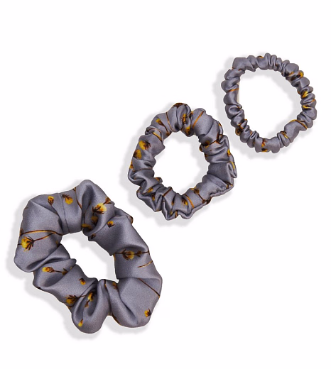 Набор шелковых резинок для волос «Коса до пояса» мимозы от бренда Kosa do Poyasa