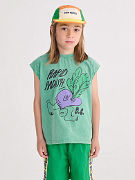 Майка Rapid Radish от бренда Bobo Choses Зеленый