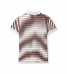 Поло бежевая полоска от бренда Original Marines