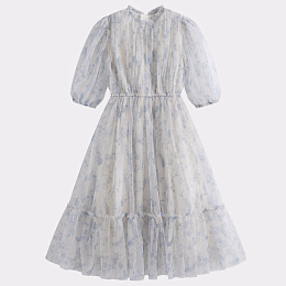 Платье Donna Blue Flower от бренда C'ERA UNA VOLTA