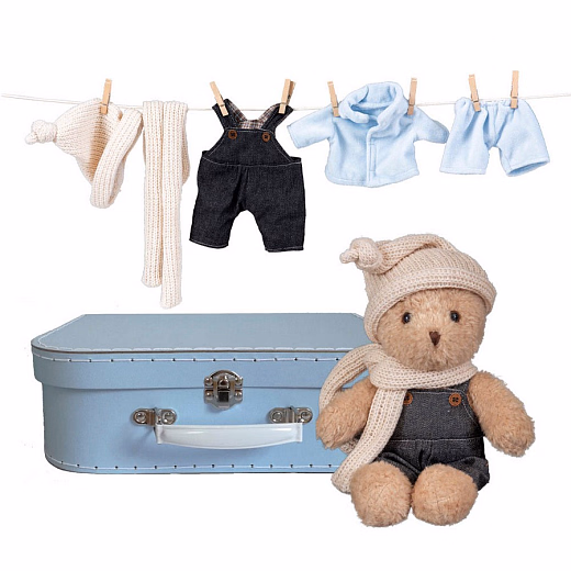 Мишка "Моррис и чемоданчик" от бренда Egmont Toys