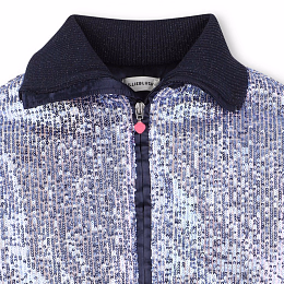 Бомбер Navy Silver от бренда Billieblush