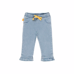 Лонгслив и джинсы Flower Bunny от бренда Boboli