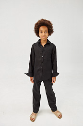 Штаны LINEN Black от бренда Liqlo