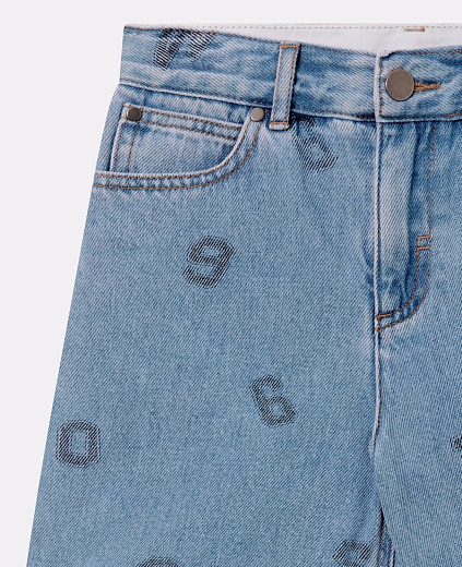 Шорты Numbers Print от бренда Stella McCartney kids