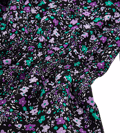 Платье черного цвета с цветами от бренда Original Marines