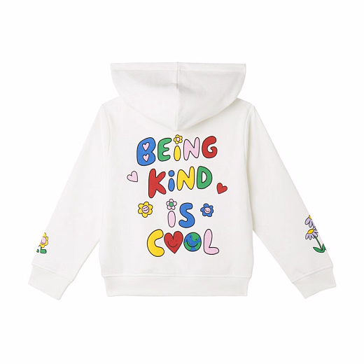 Толстовка Being kind от бренда Stella McCartney kids