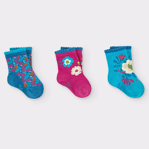 Носки Flowers 3 пары от бренда Boboli