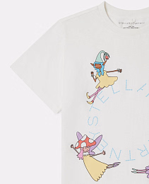 Футболка Fairys от бренда Stella McCartney kids Молочный