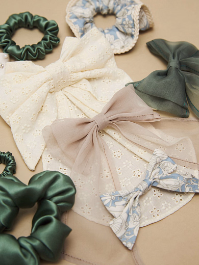 Бант для волос «Пломбир в стаканчике» от бренда Kosa do Poyasa