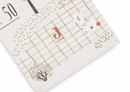 Ростомер на стену Котик в парке от бренда Jollein