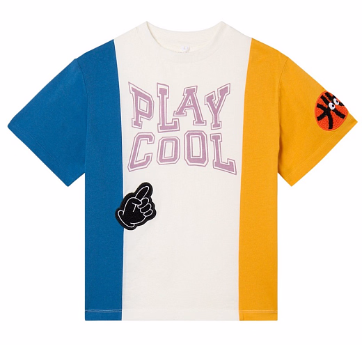 Футболка Sport Slogan Graphic от бренда Stella McCartney kids Разноцветный