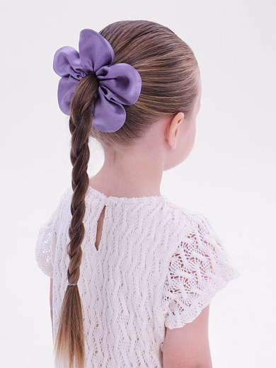Резинка для волос «Цветок для мамы» фиолетовая без наполнителя от бренда Kosa do Poyasa