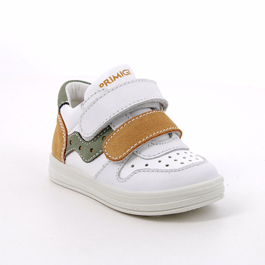 Кеды WHITE-MUSTARD-GREEN от бренда PRIMIGI