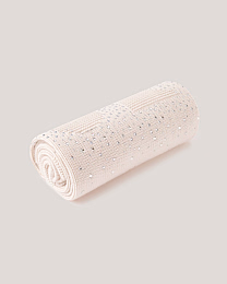 Плед инкрустированный кристаллами от бренда Anna Leon