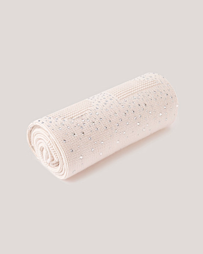 Плед инкрустированный кристаллами от бренда Anna Leon