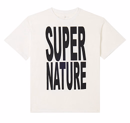 Футболка Super Nature от бренда Stella McCartney kids Молочный