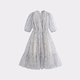 Платье Donna Blue Flower от бренда C'ERA UNA VOLTA