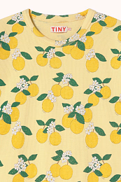 Футболка Blooming lemon от бренда Tinycottons Желтый